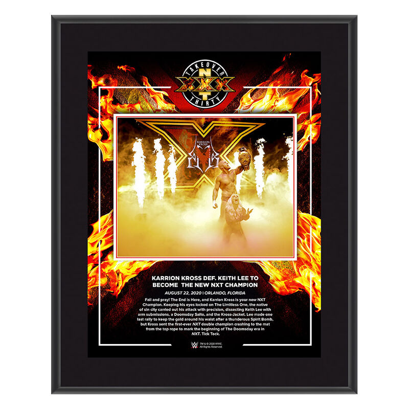 Karrion Kross NXT Takeover XXX 2020 10x13 Commemorative Plaque