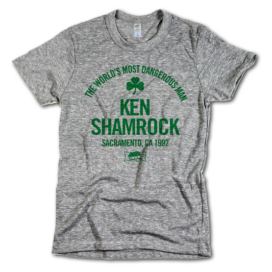 Ken Shamrock Text Gr by 500 Level T-Shirt