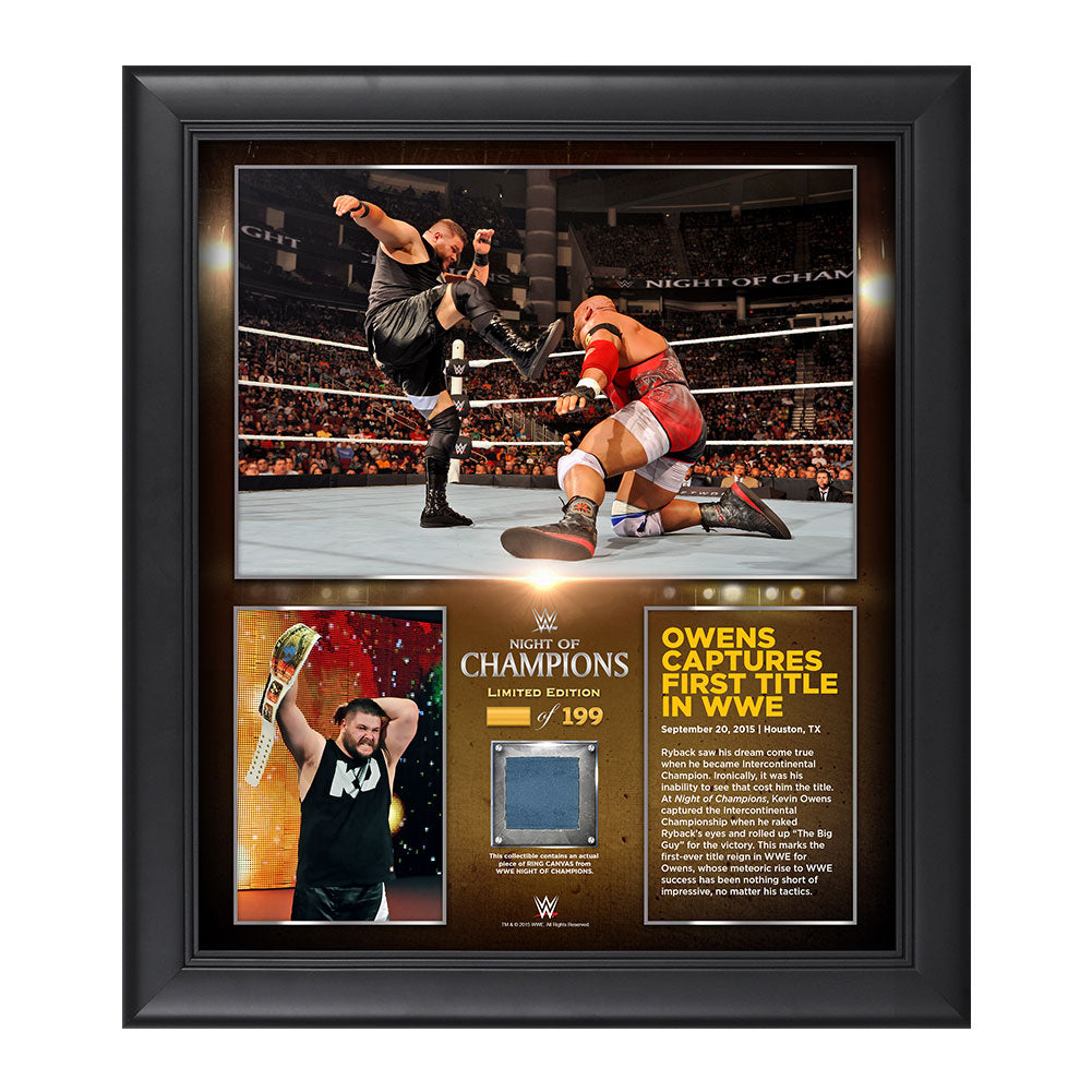 Kevin Owens Night of Champions 2015 15 x 17 Photo Collage Plaque Pwcatalog