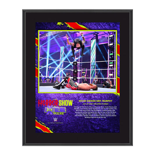 Kevin Owens The Horror Show At Extreme Rules 2020 10x13 Commemorative Plaque Pwcatalog