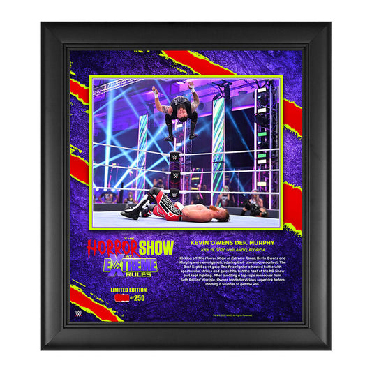 Kevin Owens The Horror Show At Extreme Rules 2020 15x17 Commemorative Limited Edition Plaque Pwcatalog