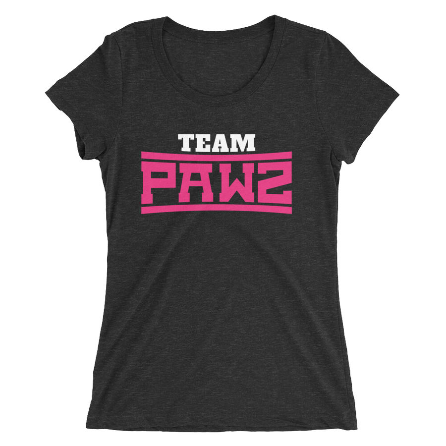 Kevin Owens & Natalya MMC Team Pawz Women's Tri-Blend T-Shirt Pwcatalog