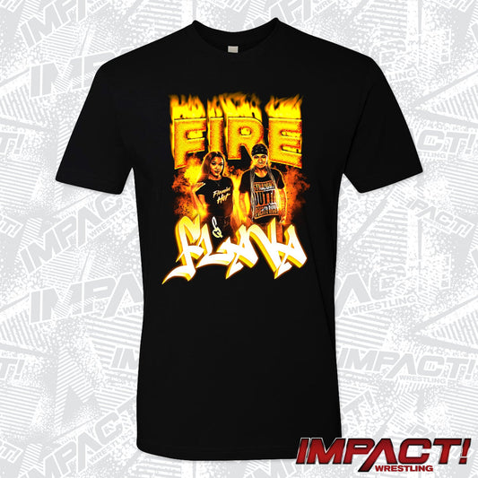 Kiera Hogan & Tasha Steelz Fire 'N Flava T-Shirt Pwcatalog