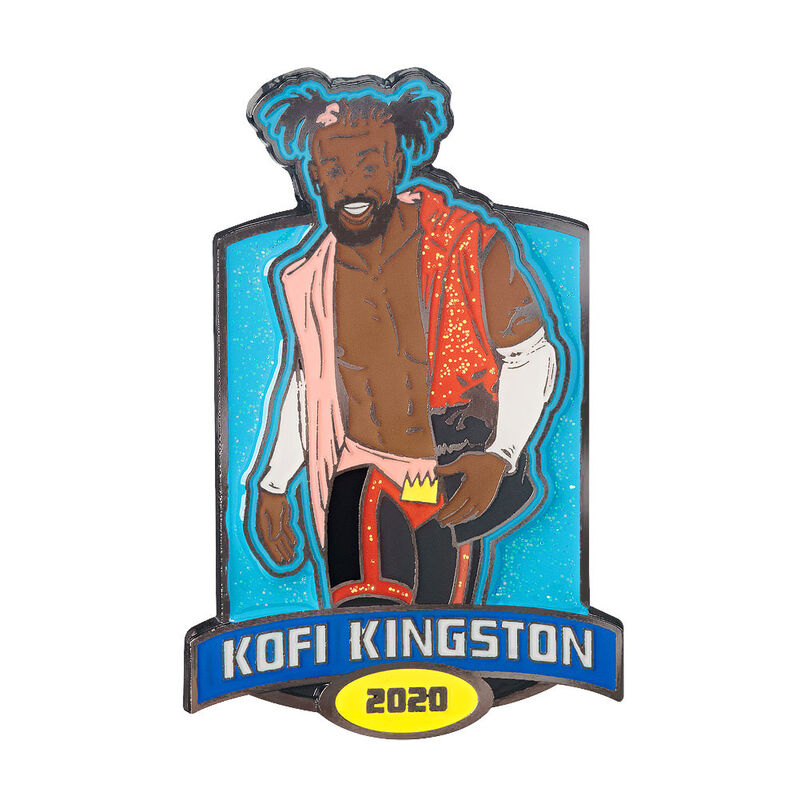 Kofi Kingston Limited Edition Portrait Pin