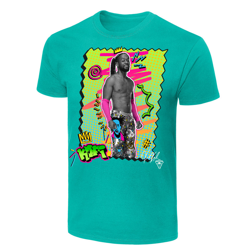 Kofi Kingston Neon Collection Graphic T-Shirt