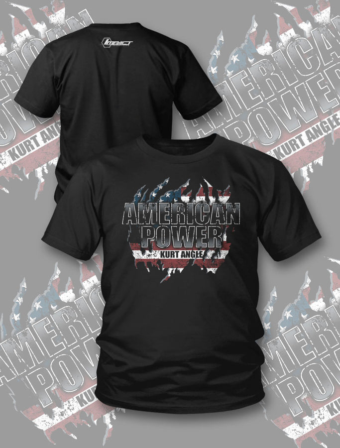 Kurt Angle American Power T-Shirt Pwcatalog