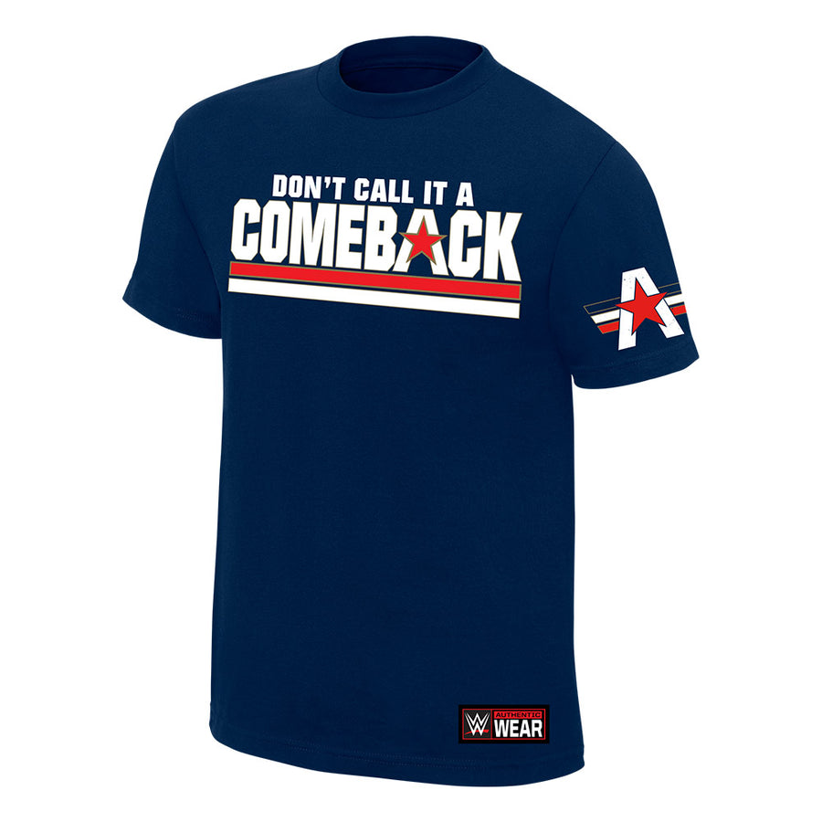 Kurt Angle Comeback Authentic T-Shirt Pwcatalog