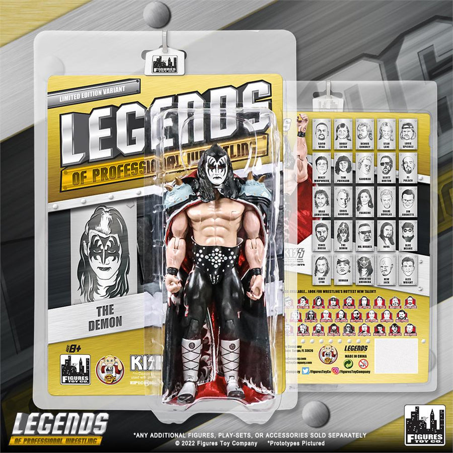 FTC Legends of Professional Wrestling [Modern] The Demon [Black Hair Variant] Action & Toy Figures PWcatalog