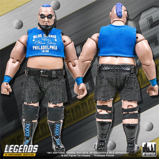FTC Legends of Professional Wrestling [Modern] Blue Meanie [Blue Shirt Variant]
