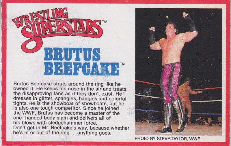 Brutus Beefcake Series 2 PW Catalog