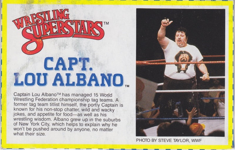 Captain Lou Albano Series 3 PW Catalog