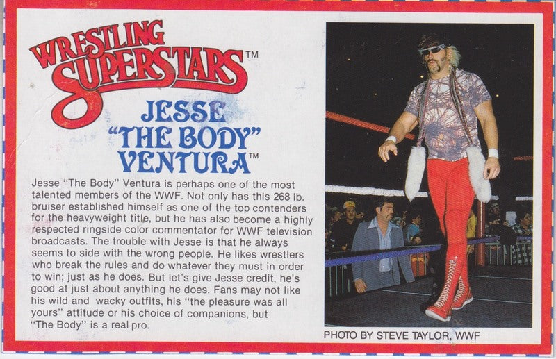 Jesse "The Body" Ventura Series 3 PW Catalog