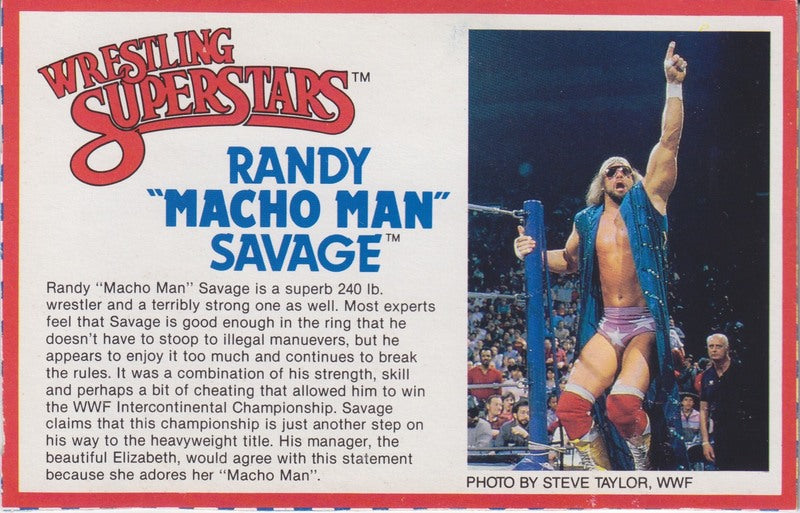 Randy "Macho Man" Savage Series 3 PW Catalog
