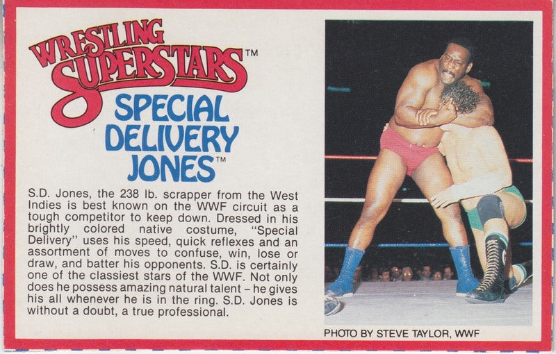 Special Delivery Jones Series 3 PW Catalog