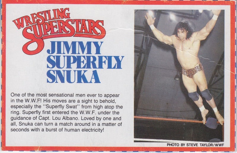 Jimmy Superfly Snuka Series 1 PW Catalog