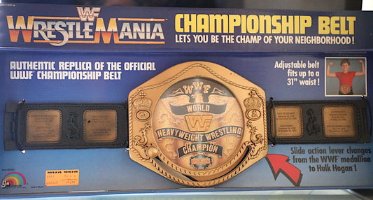 LJN WWF Championship Belt Hulk Hogan Version