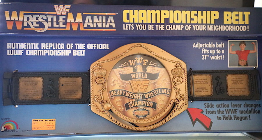 LJN WWF Championship Belt Hulk Hogan version PW Catalog