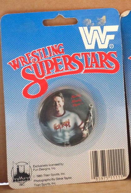1985 Wrestling Superstars Roddy Piper button PW Catalog