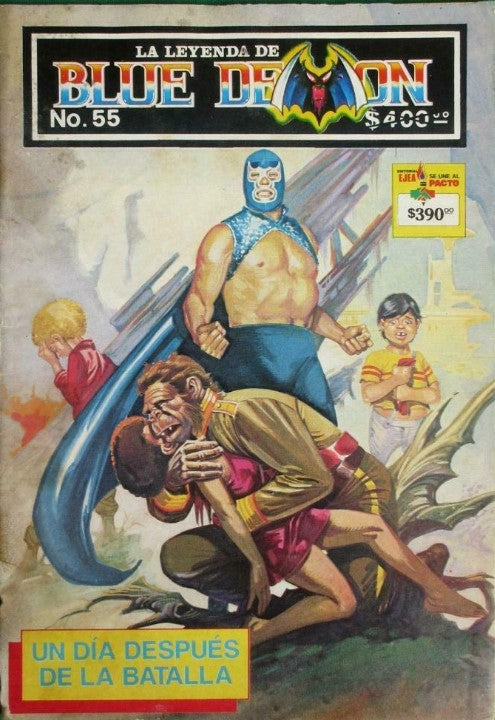 La Leyenda de Blue Demon 55 Magazine PWcatalog