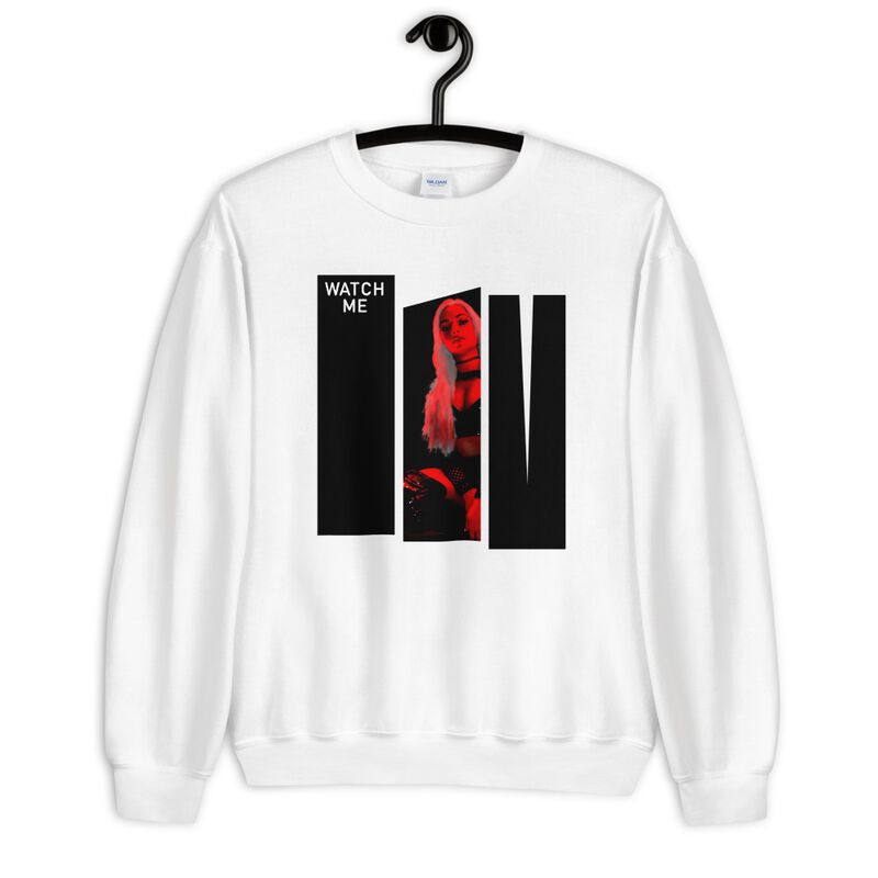 Liv Morgan Watch Me Liv Crewneck Pullover Sweatshirt Pwcatalog