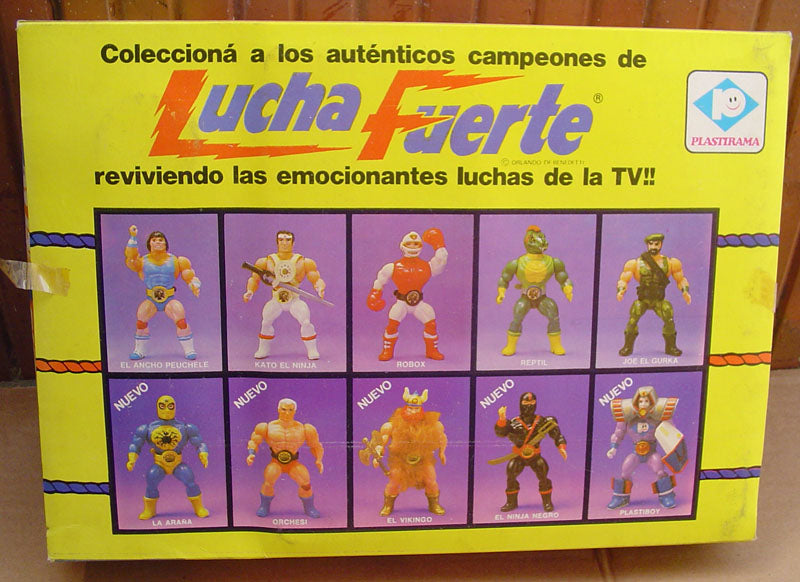 Plastirama Lucha Fuerte Wrestling Rings & Playsets: Ring Oficial y Juez Articulado [Blue Edition]