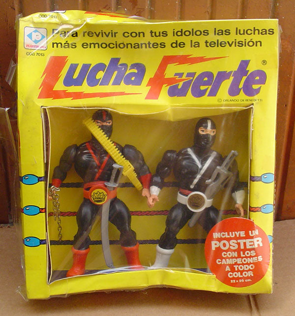 Plastirama Lucha Fuerte Ninja Negro