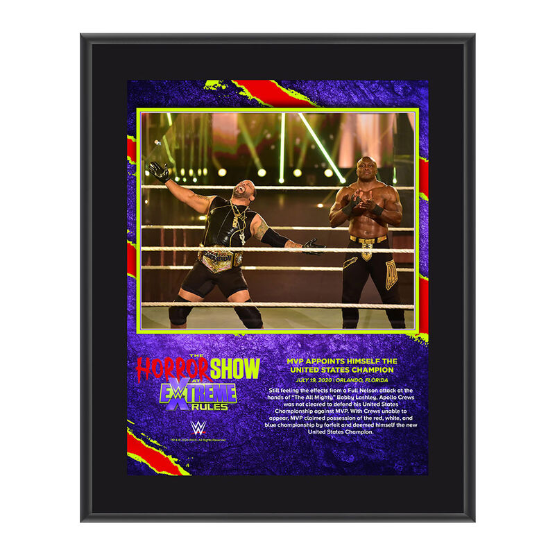 MVP The Horror Show At Extreme Rules 2020 10x13 Commemorative Plaque Pwcatalog