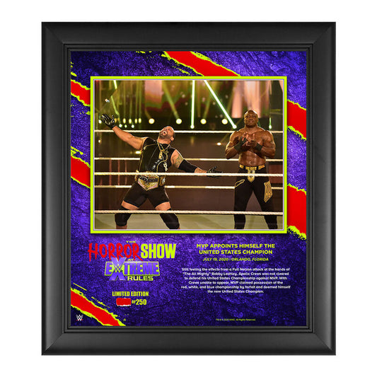 MVP The Horror Show At Extreme Rules 2020 15x17 Commemorative Limited Edition Plaque