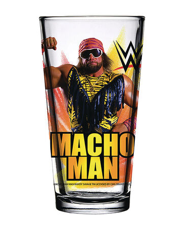 Randy Savage Glass Tumbler