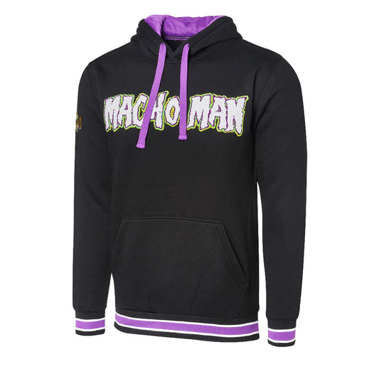 Macho Man Chenille Logo Pullover Hoodie Sweatshirt Pwcatalog