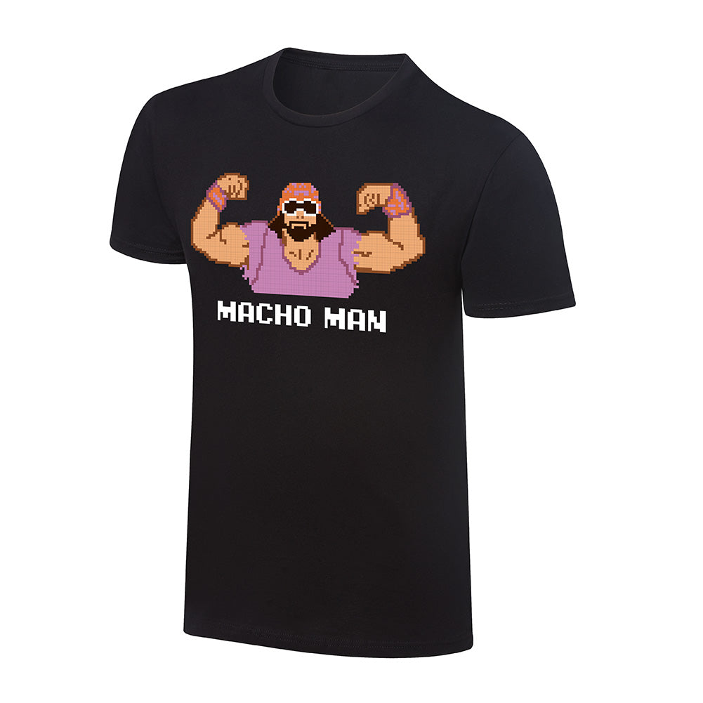 Macho Man Randy Savage 8-Bit T-Shirt Pwcatalog
