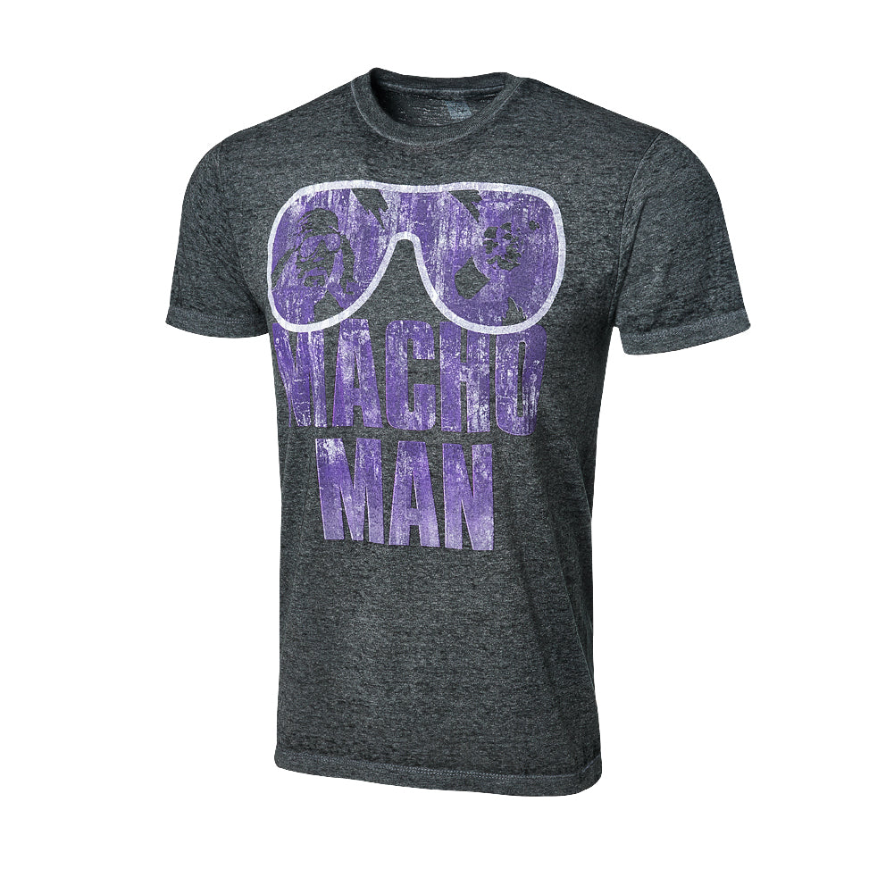 Macho Man Randy Savage Acid Wash T-Shirt Pwcatalog