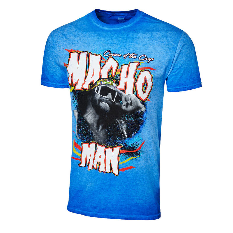 Macho Man Randy Savage Cream of the Crop Vintage Wash T-Shirt Pwcatalog