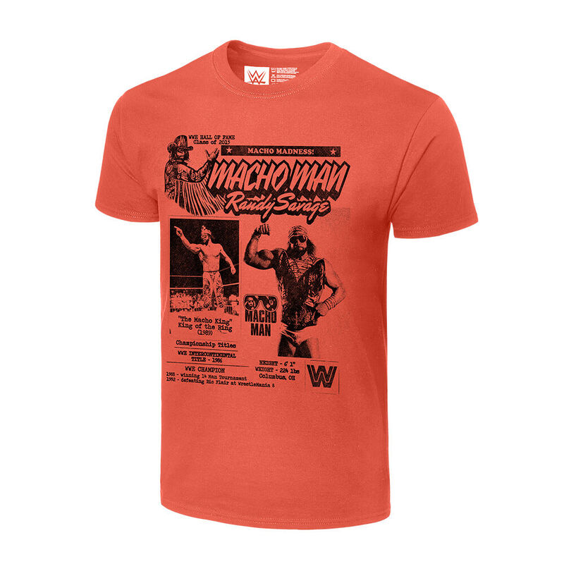 Macho Man Randy Savage Fanzine Graphic T-Shirt Pwcatalog