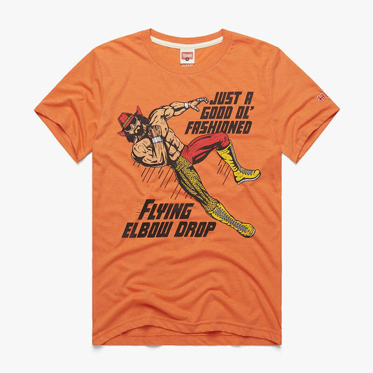 Macho Man Randy Savage Flying Elbow Drop Homage T-Shirt Pwcatalog