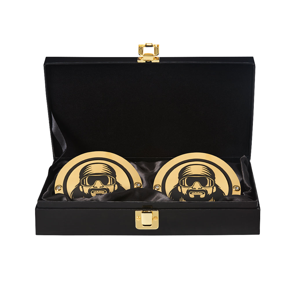 Macho Man Randy Savage WWE World Heavyweight Championship Replica Title Side Plate Box Set Pwcatalog