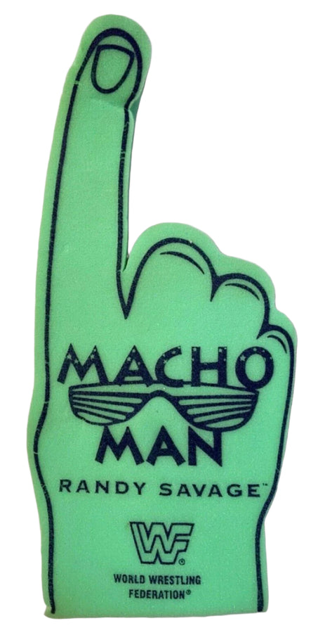 Macho Man Randy Savage foam finger 1991 Foam PWcatalog