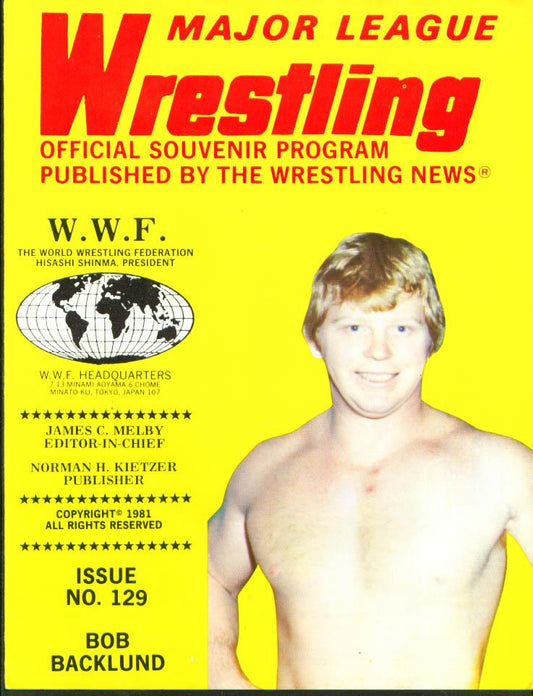 Major League Wrestling  1981