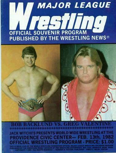 Major League Wrestling February 1982 Magazine PWcatalog