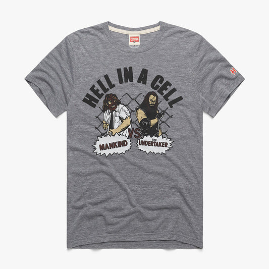 Mankind vs. Undertaker Hell in a Cell Homage T-Shirt