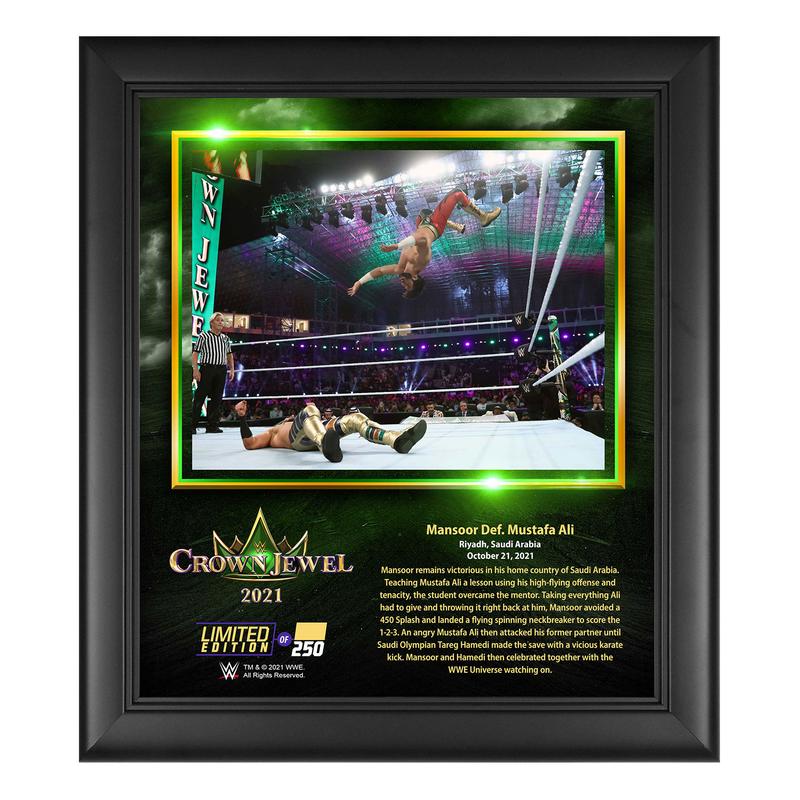 Mansoor Crown Jewel 2021 15x17 Commemorative Plaque Pwcatalog