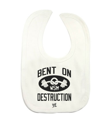 Mark Henry Bent on Destruction White Bib PWcatalog