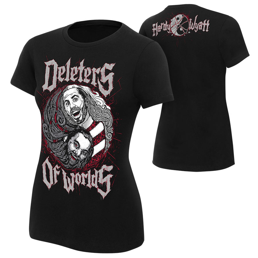 Matt Hardy & Bray Wyatt Deleters of Worlds Women's Authentic T-Shirt Pwcatalog