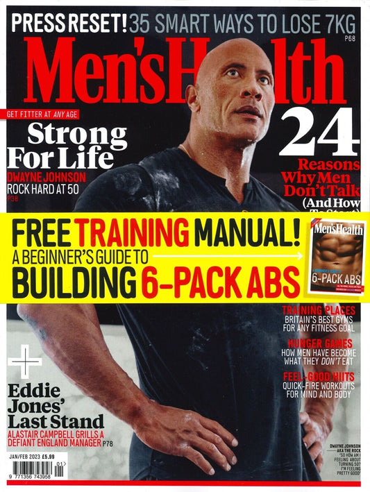 Men's Health 2023 Jan-Feb The Rock
