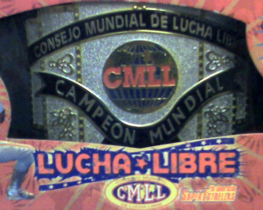 CMLL belt Mistico Perrito Aguayo