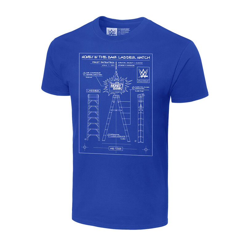 Money In The Bank 2020 Blueprint T-Shirt Pwcatalog