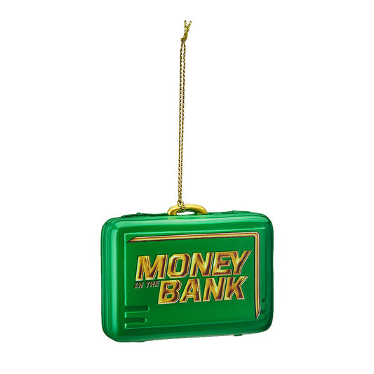 Money in the Bank Green Briefcase Ornament