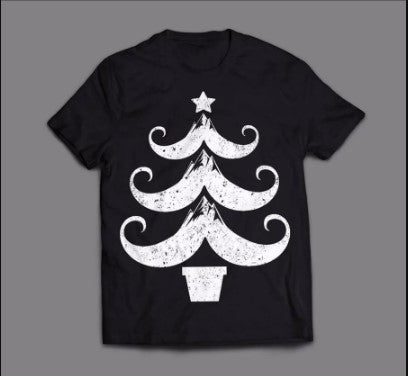 Moustache Mountain Christmas Mountain Shirt