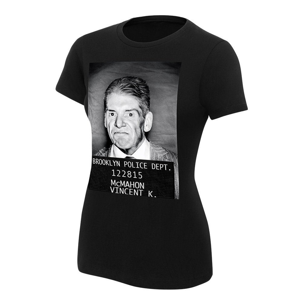 Mr. McMahon Mugshot Women's T-Shirt Pwcatalog