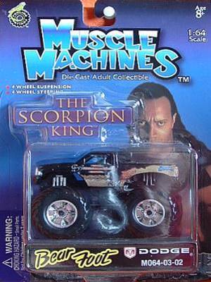 Muscle Machine The Rock scorpion king PWcatalog